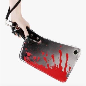 Cleaver Clutch Bag Metallic by Kreepsville